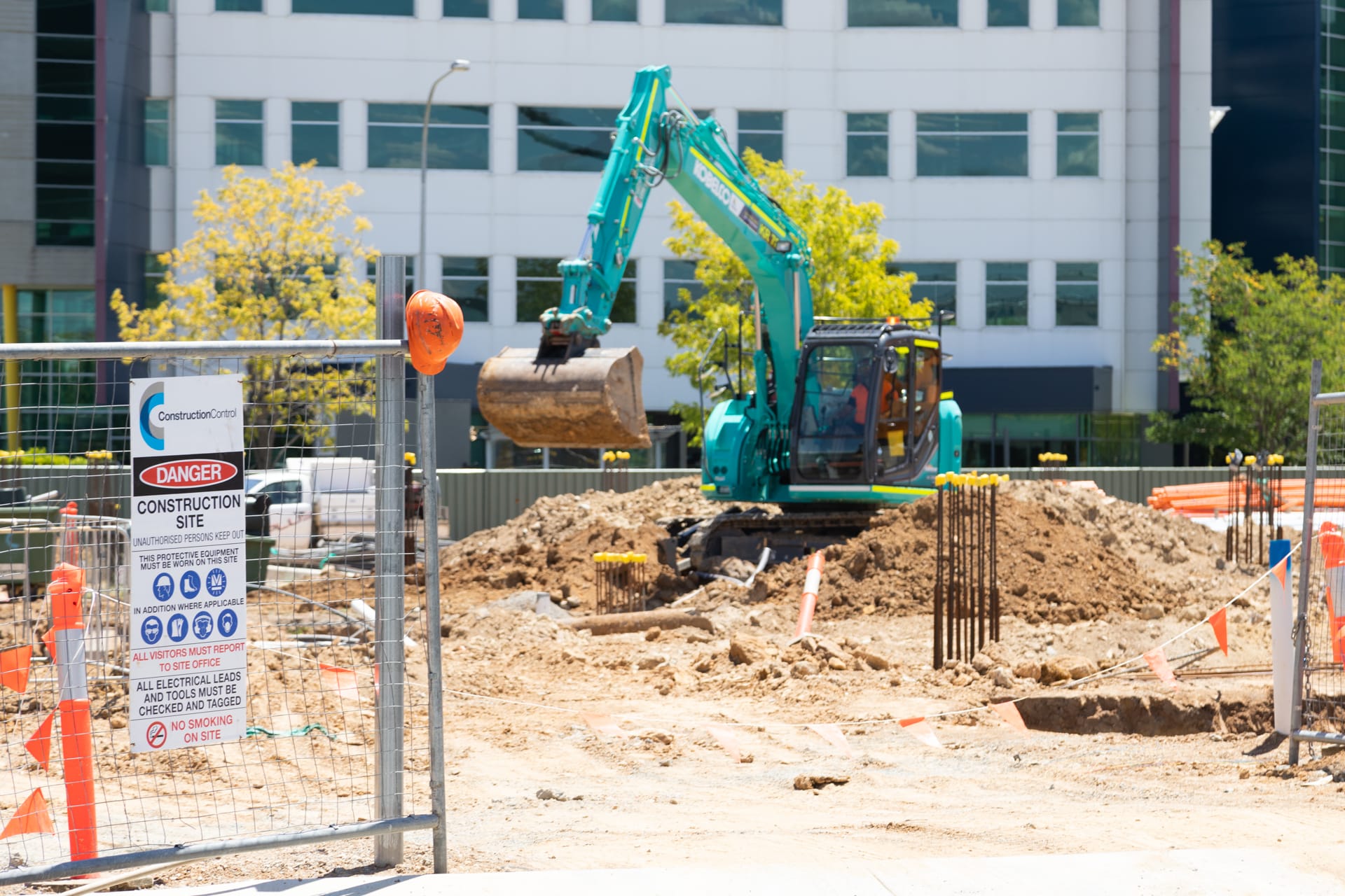 Commercial construction site. Photo: Michelle Kroll